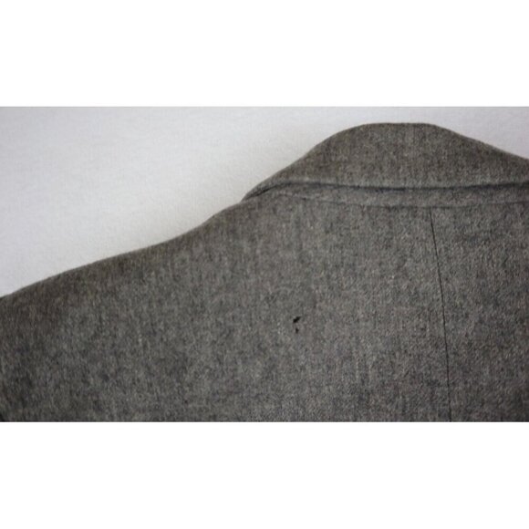 VINTAGE WOMEN'S GRAY WOOL BLAZER SUIT JACKET - BOSTON CLIPPER - SIZE 12 - Picture 5 of 6